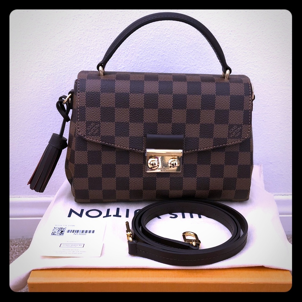 Authentic Louis Vuitton Croisette Damier Ebene